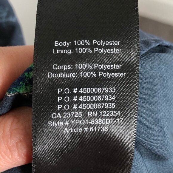 ARITZIA Babaton Blue Floral Casimir Dress Size XS - Picture 9 of 11